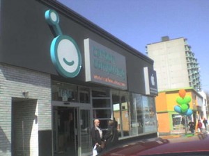 The new Mac-focussed store in Hintonburg, where the Bingo hall used to be